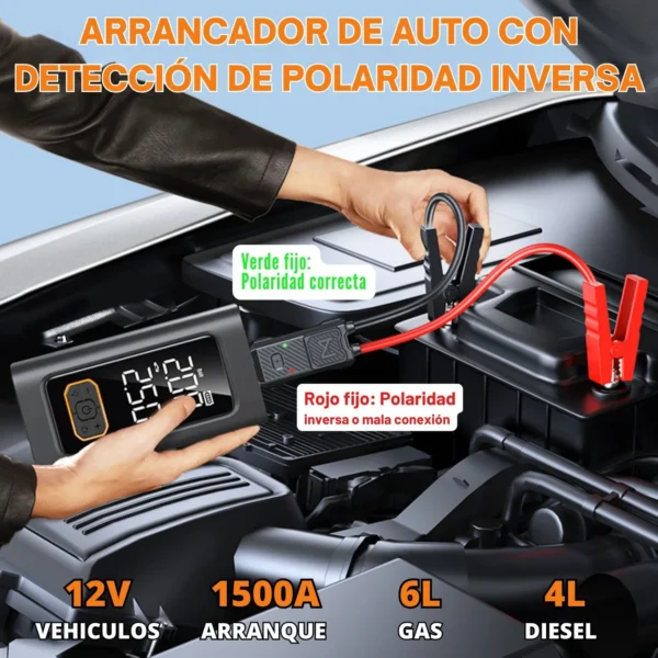 Arrancador Multifuncional 10 000 mAh