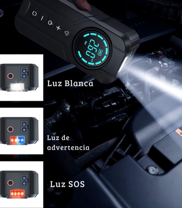 ARRANCADOR PORTÁTIL POWERJUMP 10 000 mAh