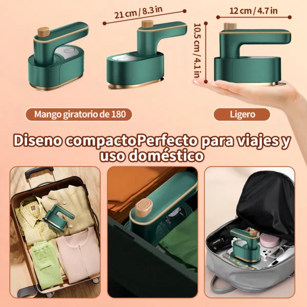 plancha pro 02121 Mini Plancha a Vapor Portátil Pro+