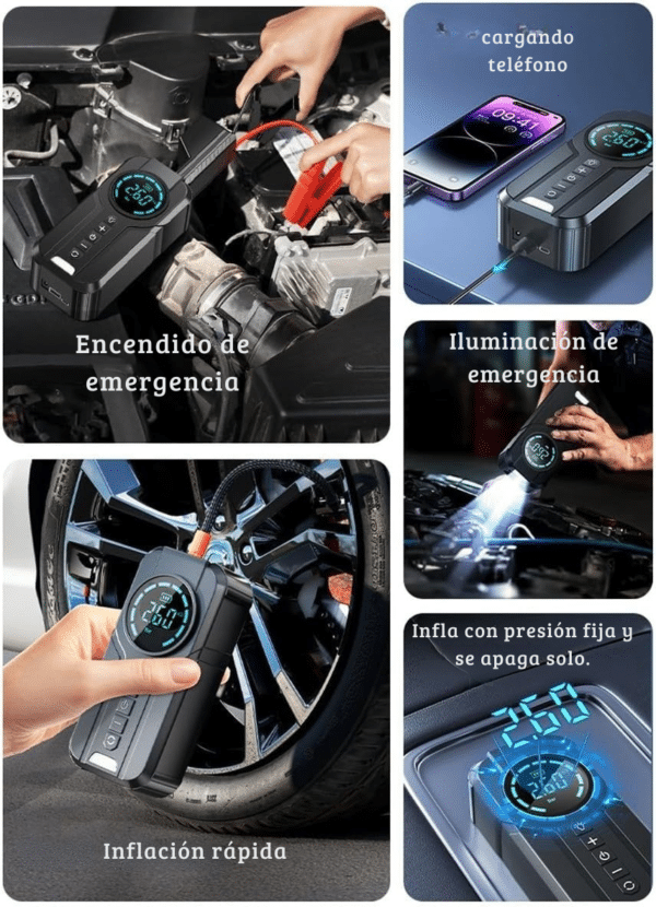 ARRANCADOR PORTÁTIL POWERJUMP 10 000 mAh