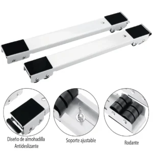 Soporte Extensible con Ruedas para Electrodomésticos