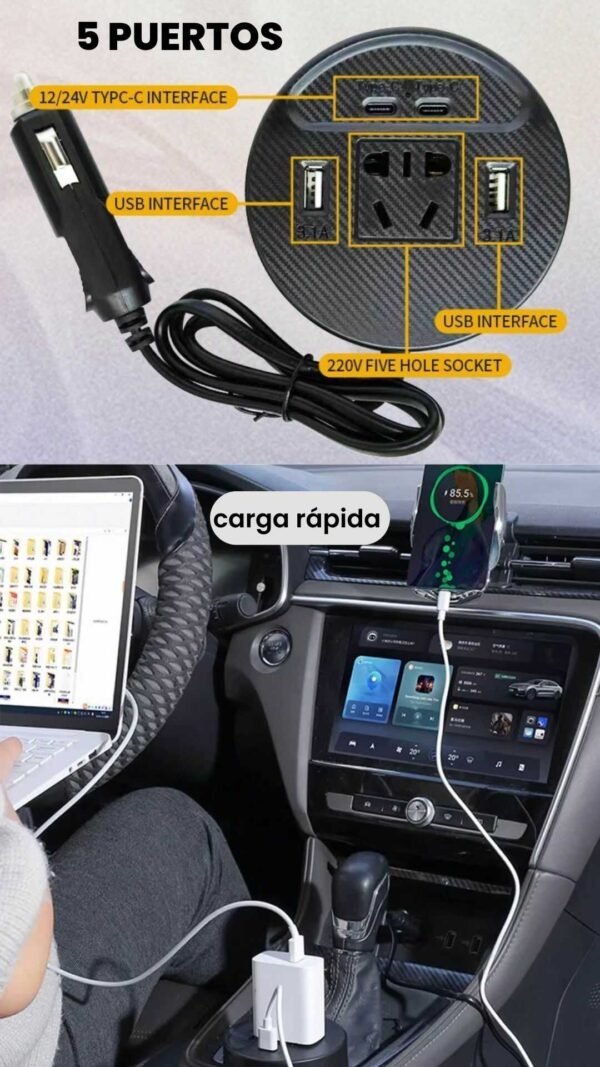 Inversor de Corriente para Auto