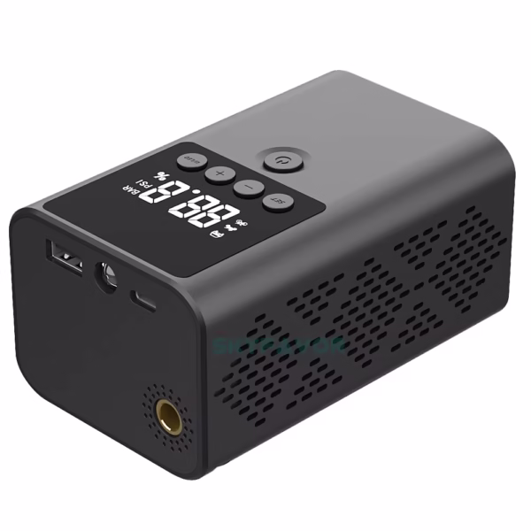 Arrancador Portátil e Inflador 12 000 mAh – Arranque de Emergencia + Compresor de Aire para Auto