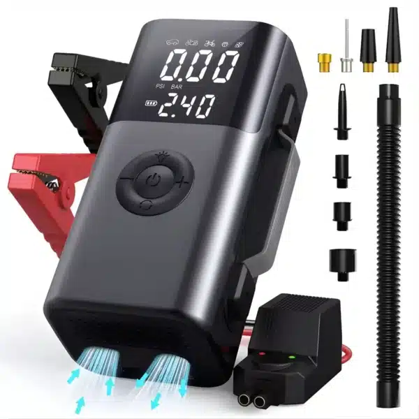 Arrancador Portátil 5 En 1 12000 mAh