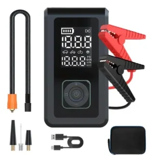 320223156515 Arrancador y Compresor Portátil 5 en 1 | 1000A + Inflador 150 PSI + Power Bank / 15 000 mAh