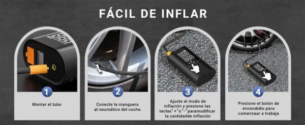 Arrancador Multifuncional 4 en 1 10000mAh