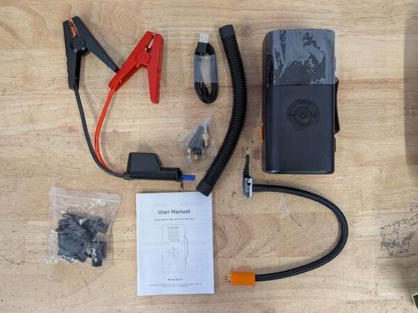 Arrancador Portátil 5 En 1 12000 mAh