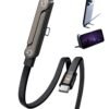 Cable Tipo C con Soporte Plegable 2 en 1