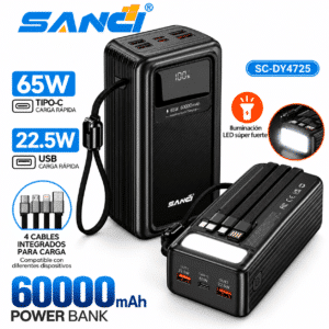 Power Bank 60,000 mAh – 65W SC-DY4725