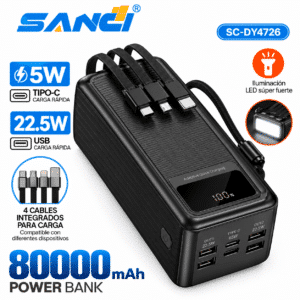 Power Bank 80,000 mAh – 65W SC-DY4726