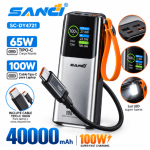 Power Bank 40,000 mAh – 100W SC-DY4731