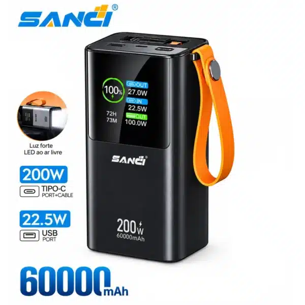 Power Bank 60 000 mAh - 200W SC-DY4717