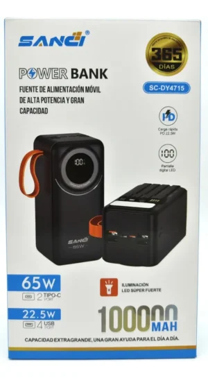 73722676227 Power Bank 100 000 mAh - SC-DY4715