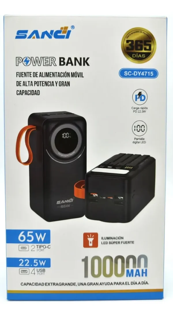 73722676227 Power Bank 100 000 mAh - SC-DY4715
